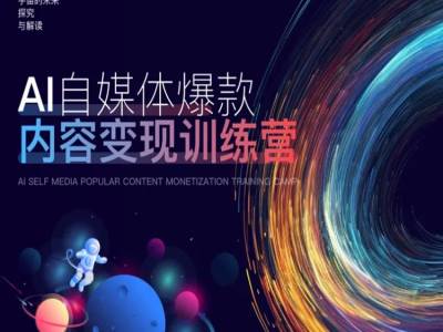 AI自媒体爆款内容变现训练营，20%底层逻辑，60%实操方法，20%案例拆解(即学即用)-最全资源库