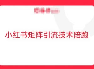 小红书矩阵引流技术，教大家玩转小红书流量-最全资源库