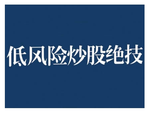 2024低风险股票实操营,低风险,高回报-最全资源库