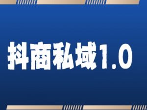 抖商服务私域1.0，抖音引流获客详细教学-最全资源库
