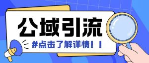 全公域平台,引流创业粉自热模版玩法,号称日引500+创业粉可矩阵操作-最全资源库