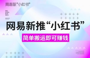 网易官方新推“小红书”,搬运即有收益,新手小白千万别错过(附详细教程)【揭秘】-最全资源库