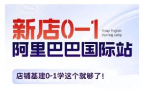 阿里巴巴国际站新店0-1，店铺基建0-1学这个就够了-最全资源库