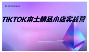 TikTok本土精品小店出海实战营,从入门到高阶,不止0-1!-最全资源库
