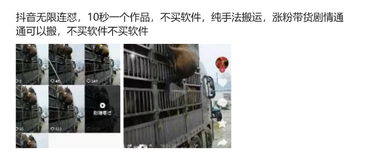 抖音无限连怼，10秒一个作品不买软件，纯手法搬运，涨粉带货剧情通通可以搬-最全资源库