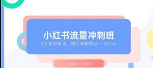 小红书流量冲刺班2025，最懂小红书的女人，快速教你2025年入局小红书-最全资源库