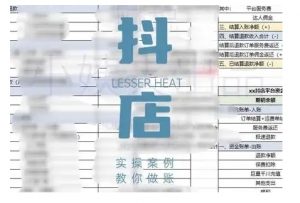 抖音小店对账全攻略,全面讲解抖店对账的核心逻辑与实操技巧,轻松掌握电商财务管理-最全资源库