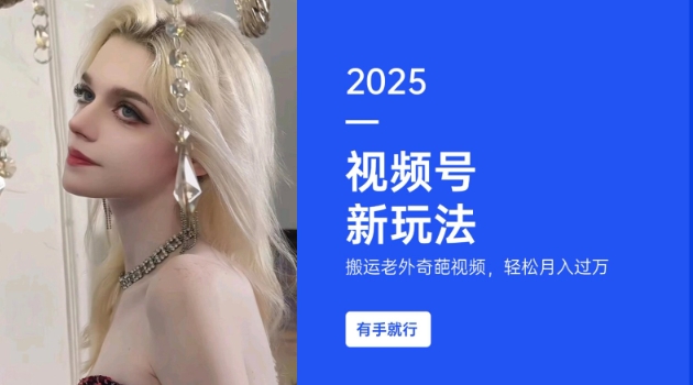 搬运老外奇葩视频，撸视频号分成计划收益，每天只需一小时，新手小白轻松月入过W-最全资源库