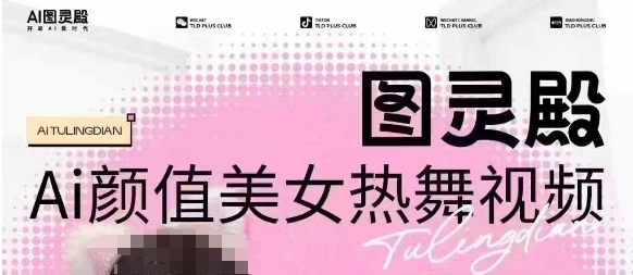 全网首发,原价988图灵殿AI颜值美女热舞视频,云端生图,轻松过原创-最全资源库