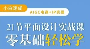AIGC电商必备实操21节平面设计实战课,教你玩转AI-最全资源库