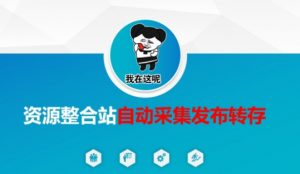 资源整合站自动采集发布转存,解放双手-最全资源库
