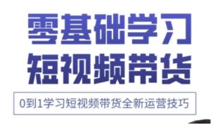 快手运营+高阶剪辑实战课，0到1学习短视频带货全新运营技巧-最全资源库
