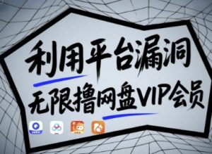 利用平台漏洞，无限撸网盘VIP会员，用户亲测有效!【漏洞原理+操作演示】-最全资源库