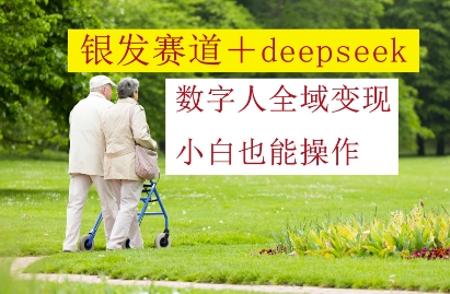 银发赛道+deepseek数字人全域变现，小白也能操作-最全资源库