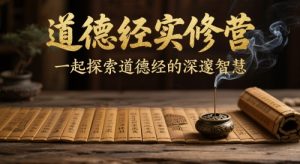 道德经实修营,一起探索道德经的深邃智慧-最全资源库