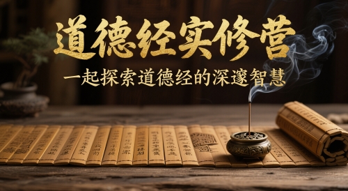 道德经实修营,一起探索道德经的深邃智慧-最全资源库