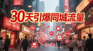 30天引爆同城流量:团购篇 认知篇 流量篇 来客篇 达人篇 老板人设IP篇 投流篇-最全资源库