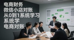 电商财务微信小店对账,从0到1系统学习电商对账-最全资源库