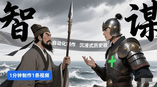 扣子工作流一键生成沉浸式历史故事,一天工作量,3分钟搞定-最全资源库