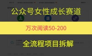 公众号女性赛道，最近爆火系列，条条作品阅读量10w+-最全资源库