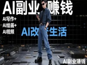 AI改变生活（Ai写作+AI绘画+Ai视频），AI副业挣钱-最全资源库