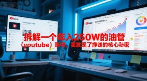 付费文章：拆解一个年入250W的油管（youtube）账号，我发现了挣钱的核心秘密-最全资源库
