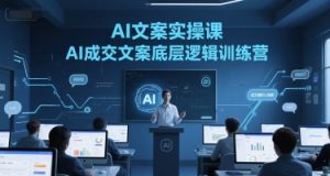 AI文案实操课,AI成交文案底层逻辑训练营-最全资源库