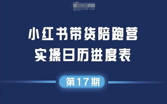 小红书第17期带货陪跑营,不囤货,无不直播,无不投流,通过选品+笔记内容+测品+笔记铺量+矩阵运营打爆款-最全资源库