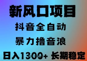 最新风口抖音无人直播撸音浪,全自动运行,小白可玩,长期稳定,日入1.3k,可批量收益翻倍【揭秘】-最全资源库