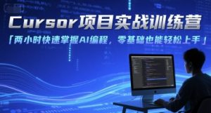 Cursor项目实战训练营，两小时快速掌握AI编程，零基础也能轻松上手-最全资源库