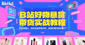 B站好物悬赏带货实战教程,平台流量大,抓住这波带货红利,别再盯着抖音内卷了-最全资源库