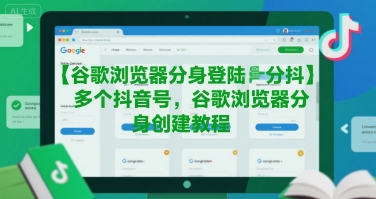 谷歌浏览器分身登陆多个抖音号，谷歌浏览器分身创建教程-最全资源库