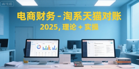 电商财务-淘系天猫对账2025，理论+实操-最全资源库
