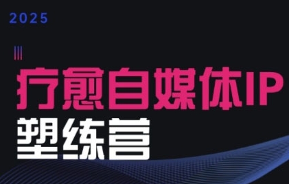 2025治愈自媒体IP训练营，专为疗愈领域从业者打造-最全资源库