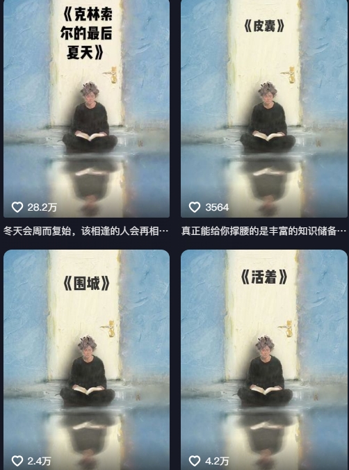 AI制作爆款书单，抖音42粉丝博主书单号制作拆解，单条视频28W赞-最全资源库