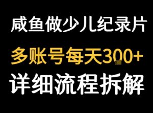 闲鱼卖纪录片1单3块钱  1天几十单-最全资源库