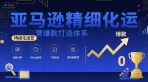 亚马逊精细化运营爆款打造体系，视频课+全套资料文档-最全资源库