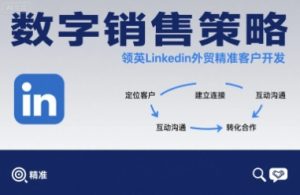 数字销售策略领英LinkedIn外贸精准客户开发-最全资源库