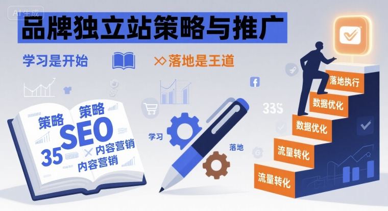 品牌独立站策略与推广,学习是开始,落地是王道-最全资源库