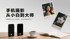 手机摄影从小白到大师，零基础带你学习手机摄影，拍出朋友圈点赞大片-最全资源库