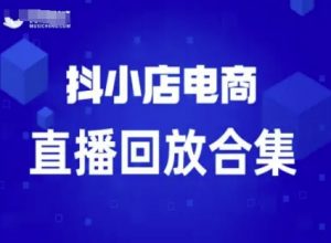 短视频电商：抖小店变现从0到盈利过直播回放-最全资源库