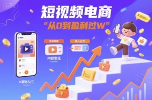 短视频电商:短视频变现从0到盈利过W-最全资源库