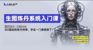 LibLibAI哩布哩布生图炼丹系统入门课，从生图到炼丹，只学这一门就够了-最全资源库