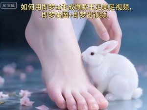 如何用即梦ai生成爆款玉足美足视频，即梦出图+即梦出视频，快速涨粉-最全资源库