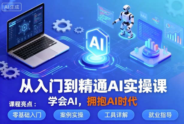 从入门到精通AI实操课，学会AI，拥抱AI时代-最全资源库