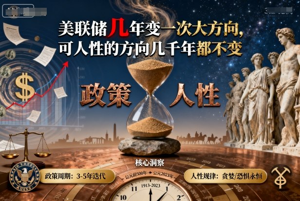 付费文章：美联储几年变一次大方向，可人性的方向几千年都不变-最全资源库