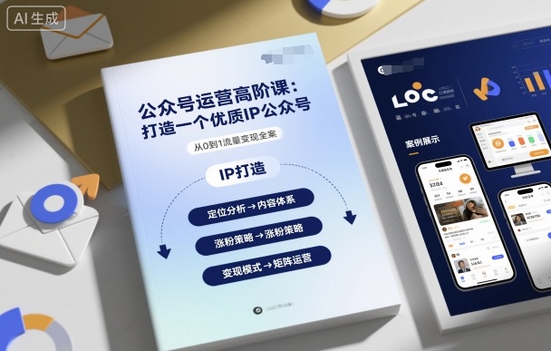 公众号运营高阶课，打造一个优质IP公众号-最全资源库