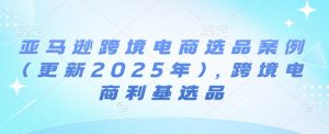 亚马逊跨境电商选品案例(更新2025年10月)，跨境电商利基选品-最全资源库