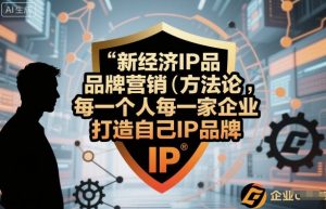新经济IP品牌营销方法论，每一个人每一家企业都应该打造自己IP品牌-最全资源库