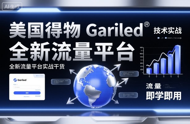 美国得物Gariled技术实战,全新流量平台实战干货,即学即用-最全资源库